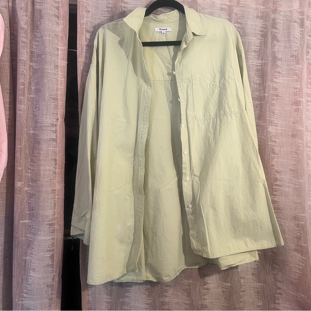 Madewell Oversized Patch-Pocket Button Down Top, … - image 7